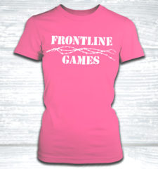 Frontline Games T-Shirt - v2 - Pink - Womens